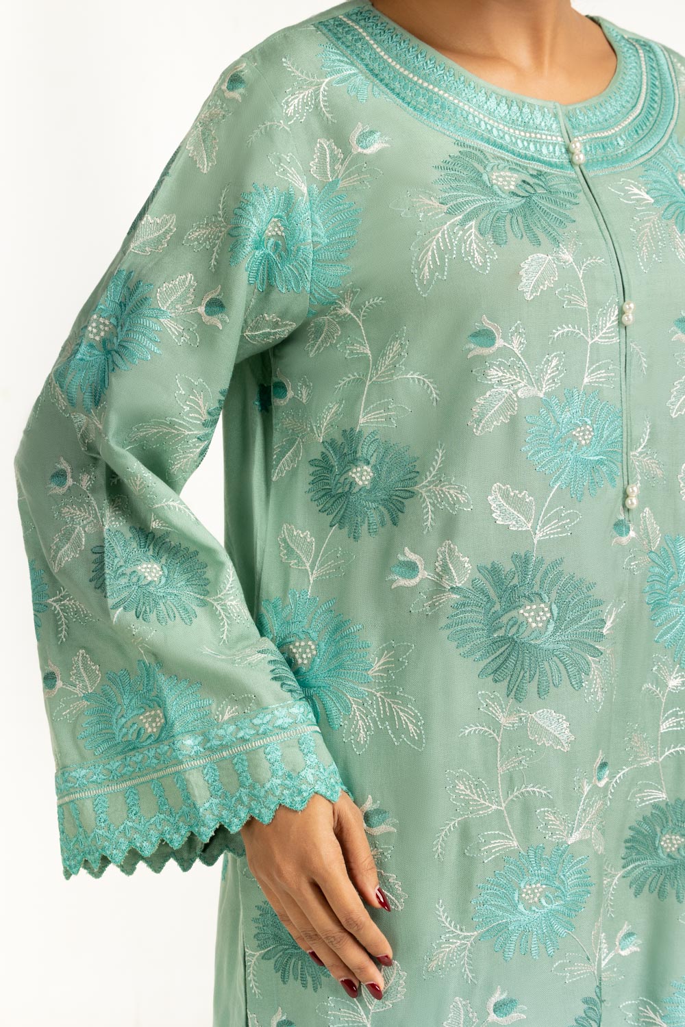 3PC Pashmina Embroidered Suit