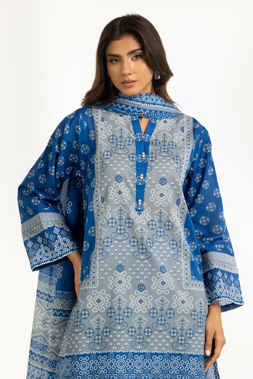 3PC Printed Lawn Suit