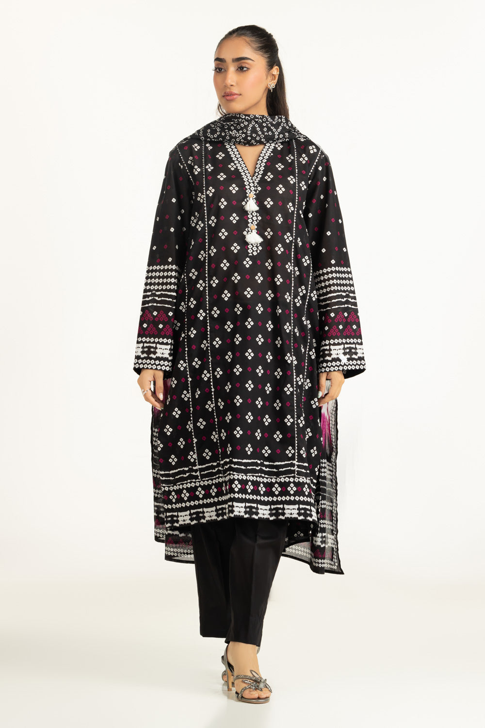 3PC Printed Lawn Suit
