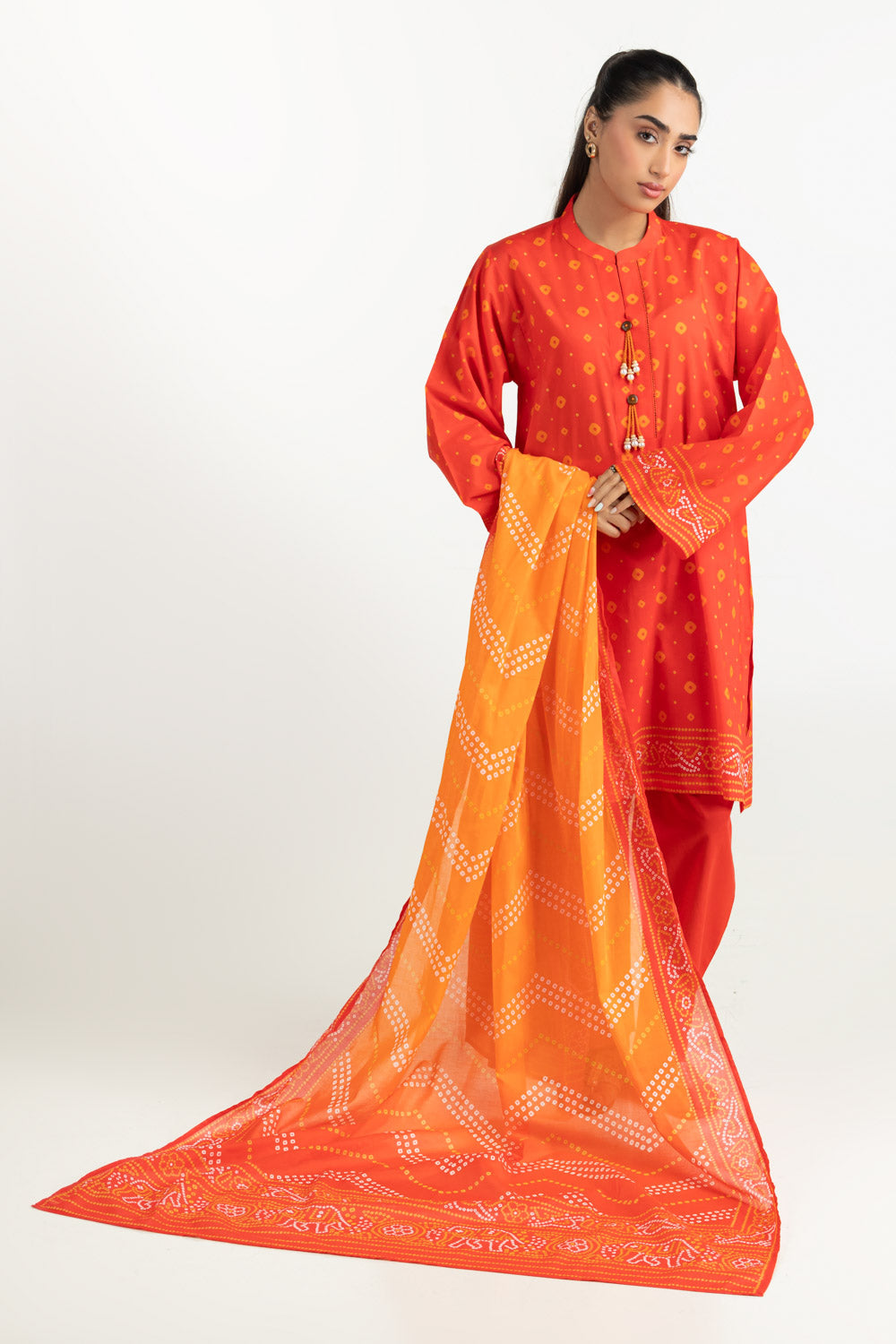3Pc Printed Lawn Suit