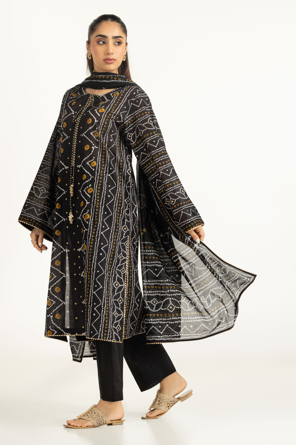 3Pc Printed Lawn Suit