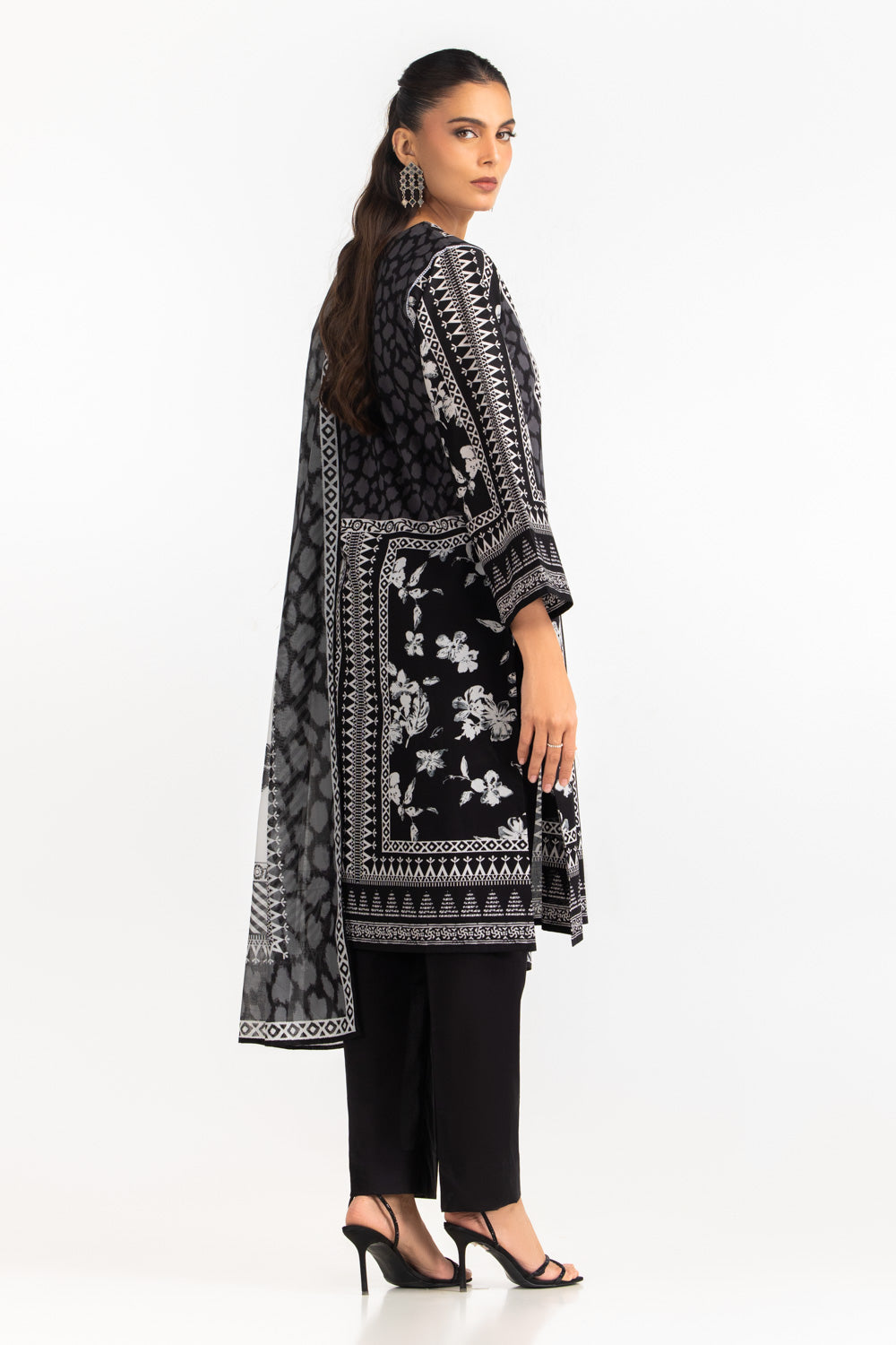 3PC Printed Lawn Suit