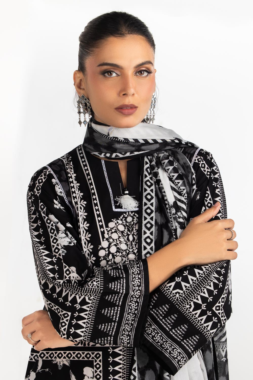 3PC Printed Lawn Suit