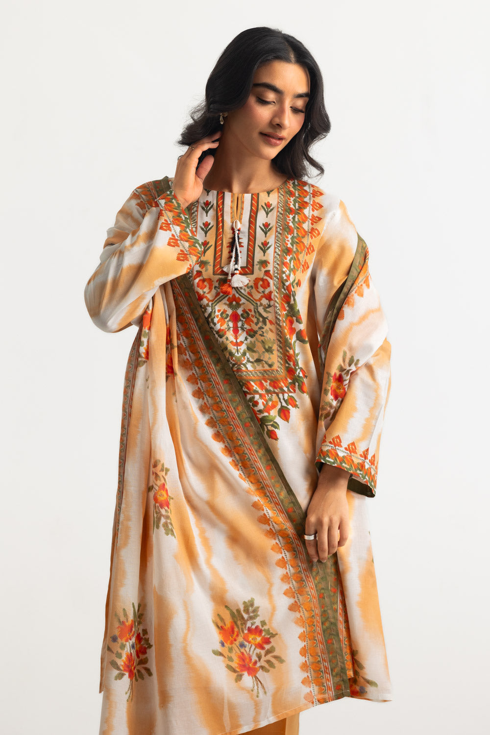 3PC Printed Lawn Suit