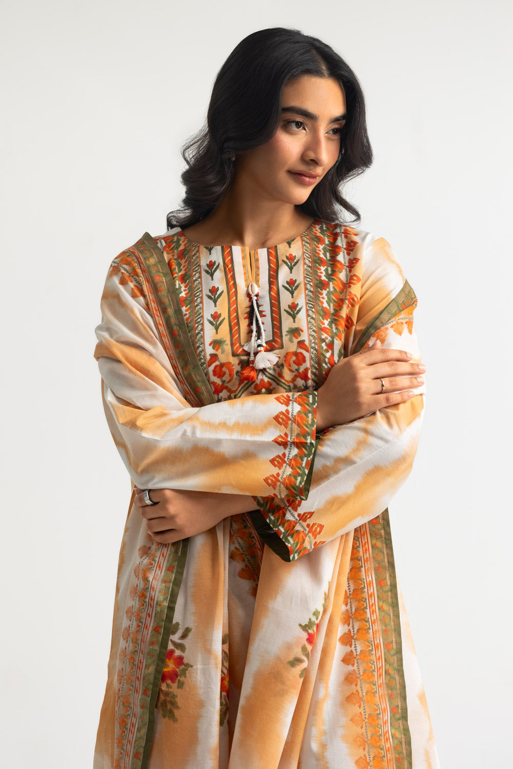 3PC Printed Lawn Suit
