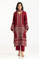 3Pc Raw Silk Embroidered Suit