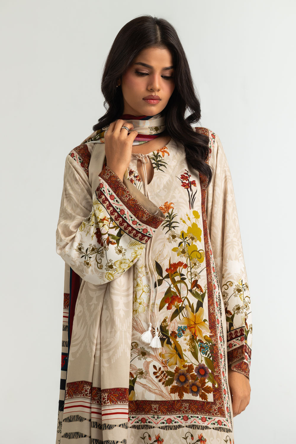 3PC Rayon Printed Suit