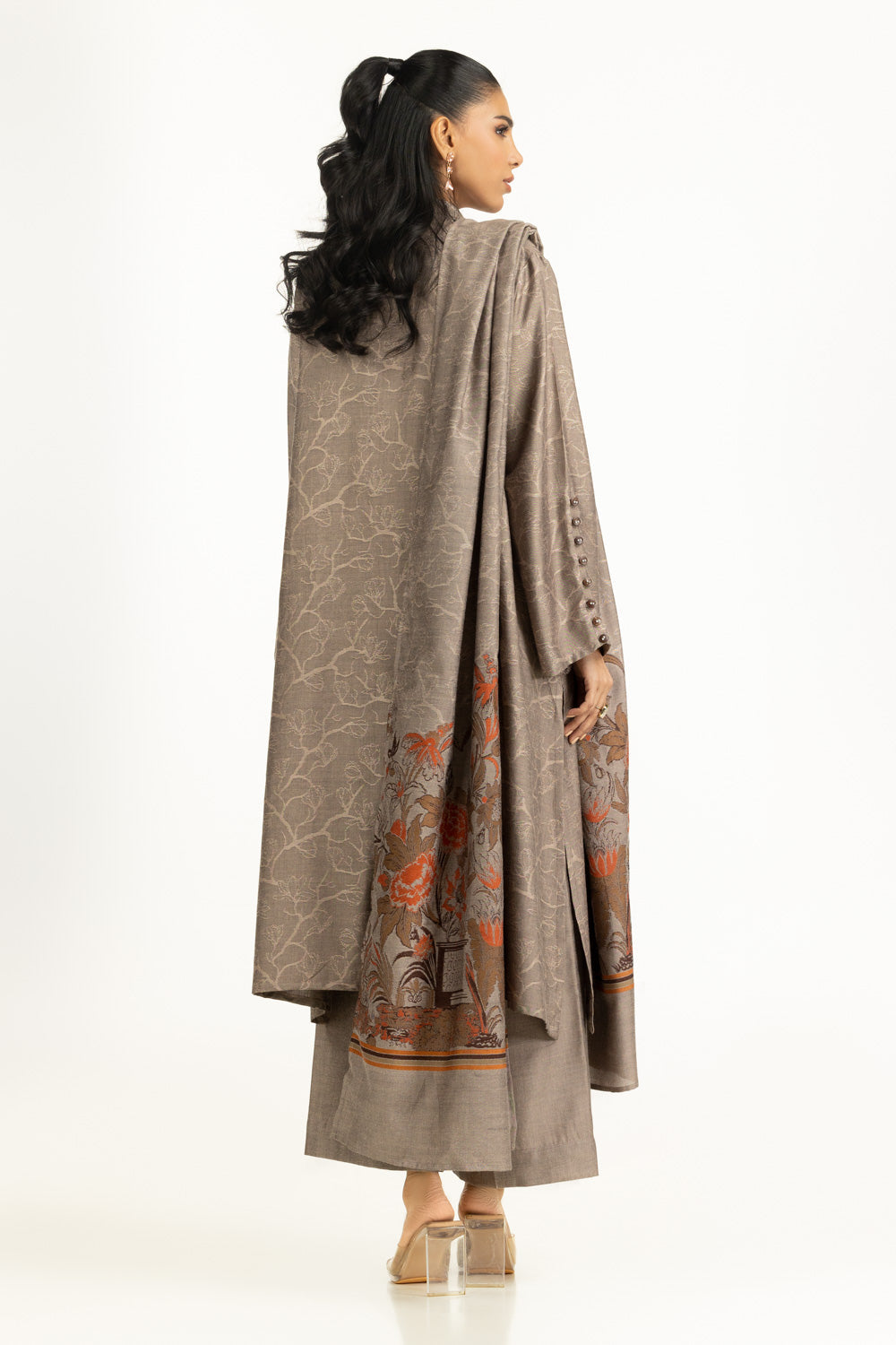 3PC Yarn Dyed Self Jacquard Suit