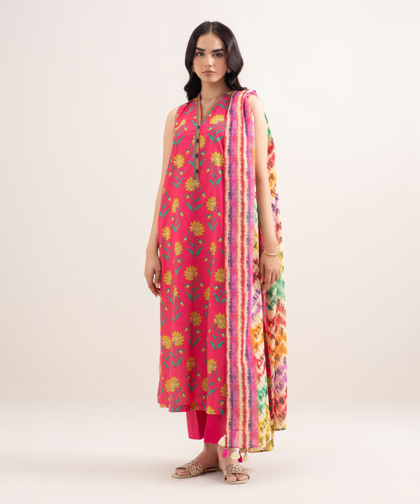 3 Piece - Printed Lawn Suit