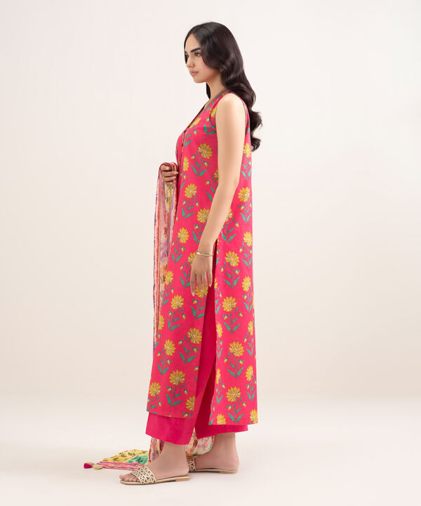 3 Piece - Printed Lawn Suit