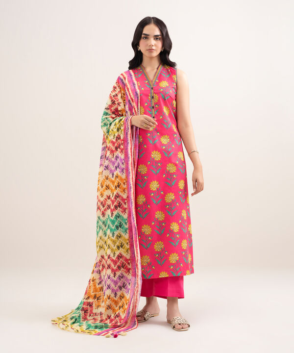 3 Piece - Printed Lawn Suit