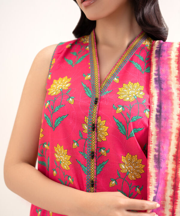3 Piece - Printed Lawn Suit