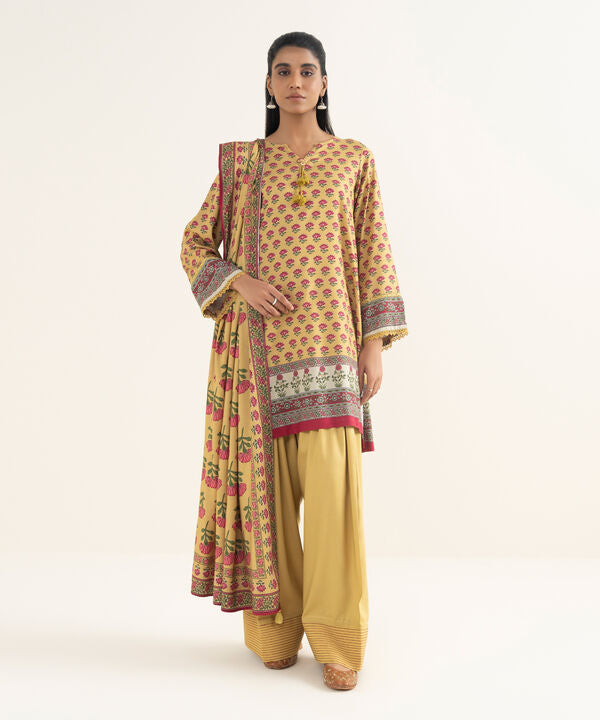 Printed Linen Viscose Dupatta