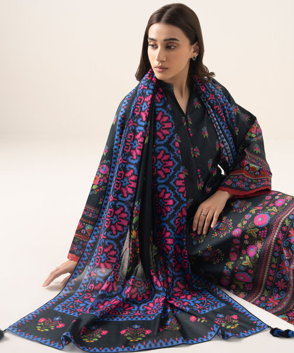3 Piece - Printed Lawn Suit