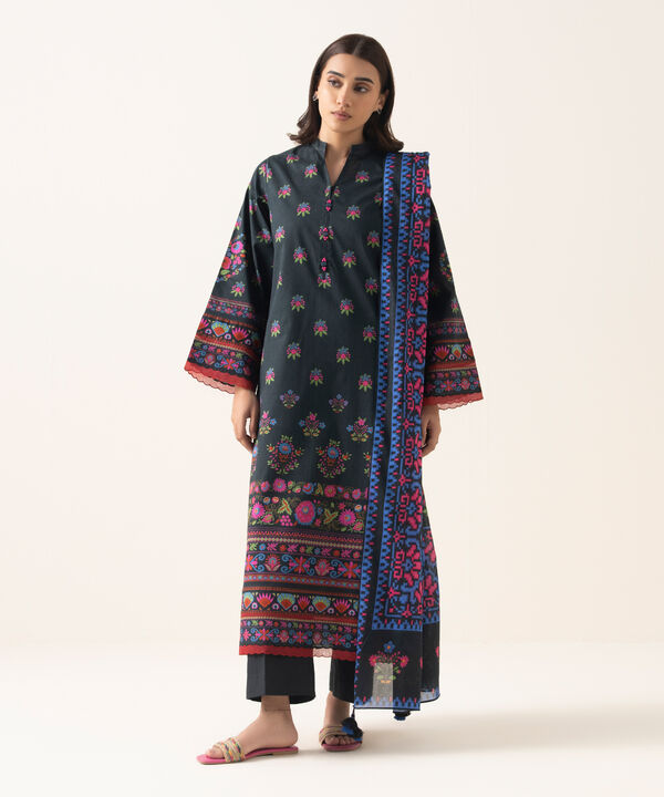 3 Piece - Printed Lawn Suit