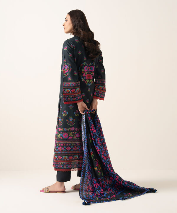 3 Piece - Printed Lawn Suit