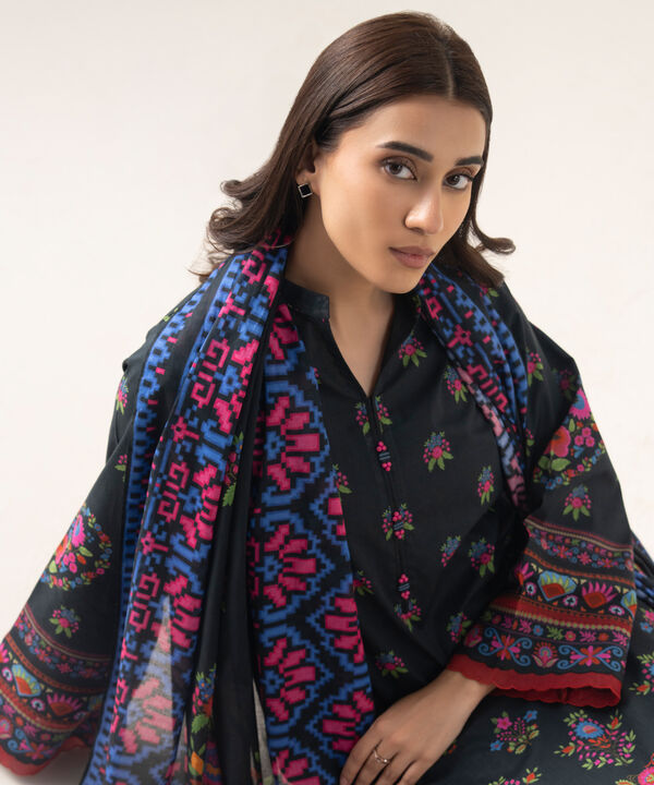 3 Piece - Printed Lawn Suit
