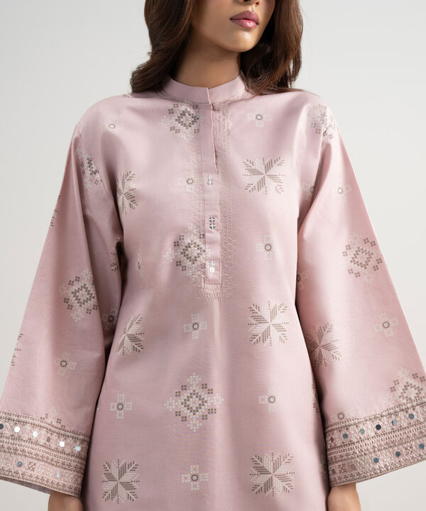 3 Piece - Printed Zari Lawn Suit