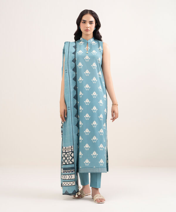3 Piece - Printed Lawn Suit