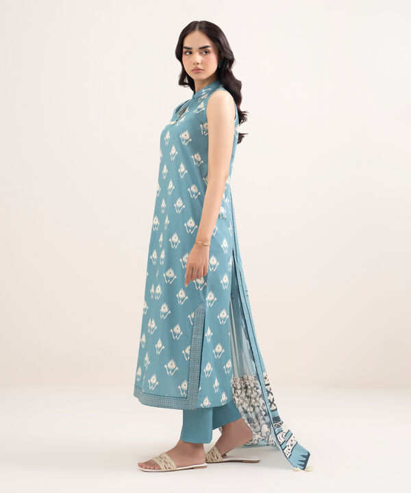 3 Piece - Printed Lawn Suit