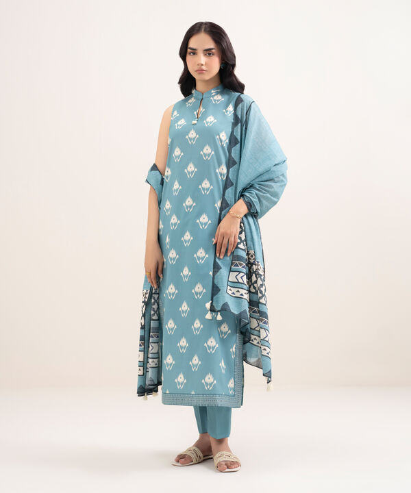 3 Piece - Printed Lawn Suit