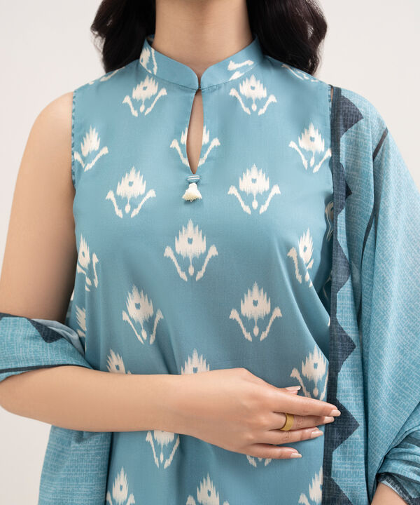3 Piece - Printed Lawn Suit