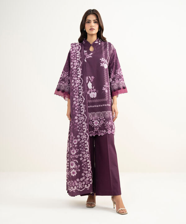 3 Piece - Printed Lawn Suit