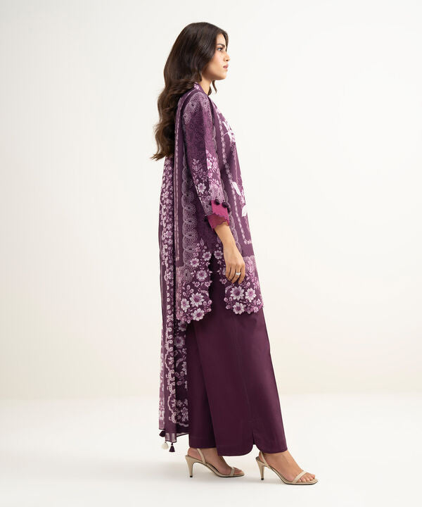 3 Piece - Printed Lawn Suit