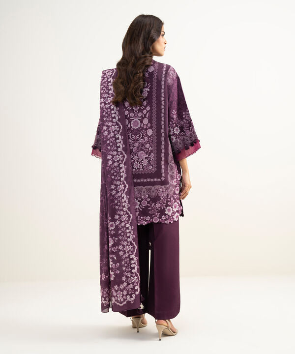 3 Piece - Printed Lawn Suit