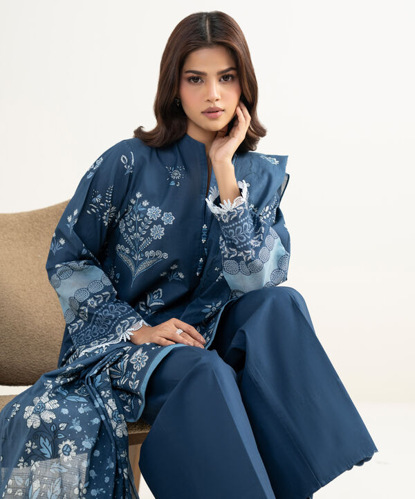 3 Piece - Printed Lawn Suit