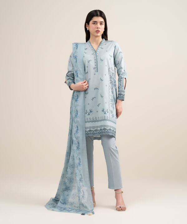 3 Piece - Printed Lawn Suit