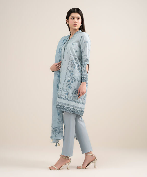 3 Piece - Printed Lawn Suit
