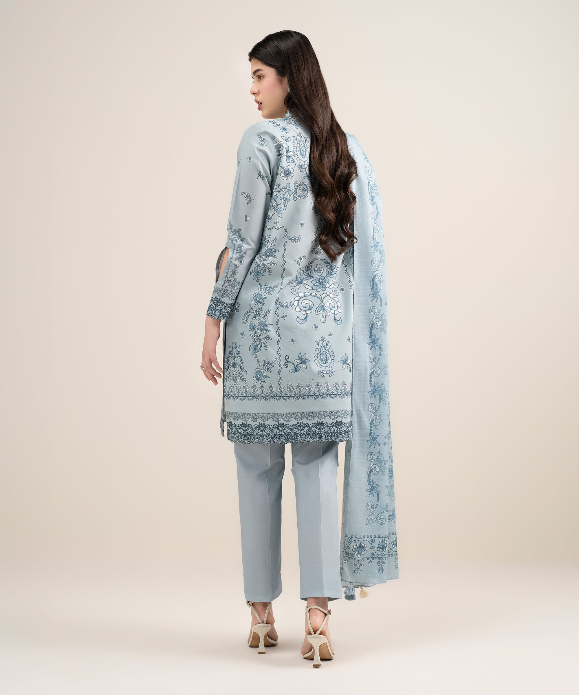 3 Piece - Printed Lawn Suit