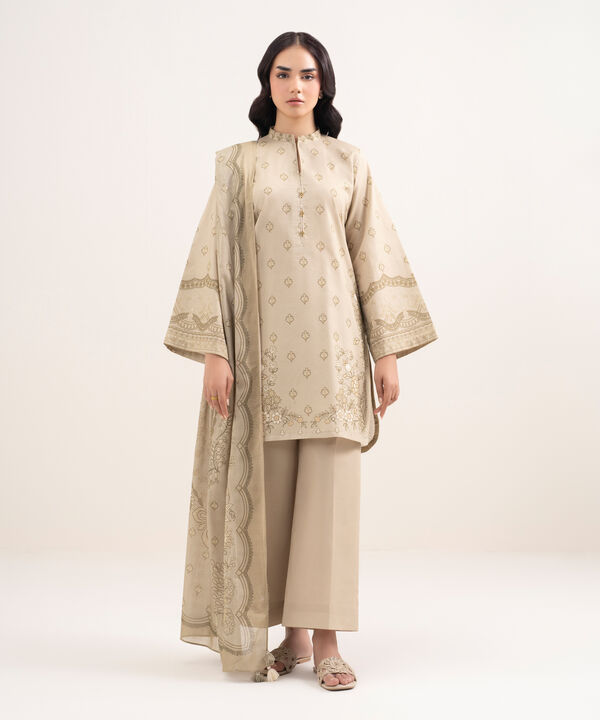 3 Piece - Printed Lawn Suit