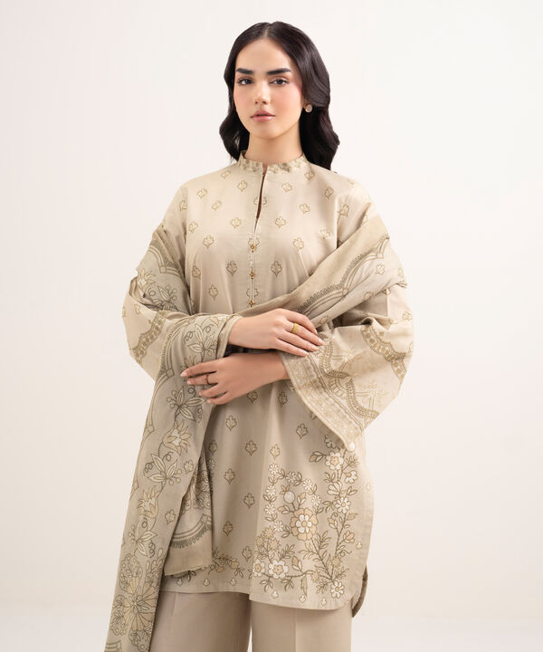 3 Piece - Printed Lawn Suit