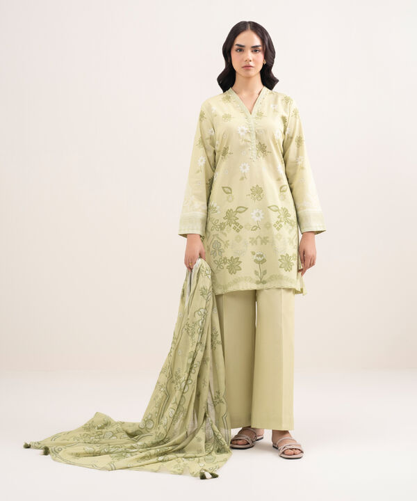 3 Piece - Printed Lawn Suit