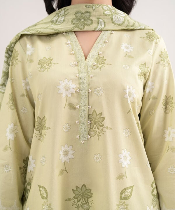 3 Piece - Printed Lawn Suit