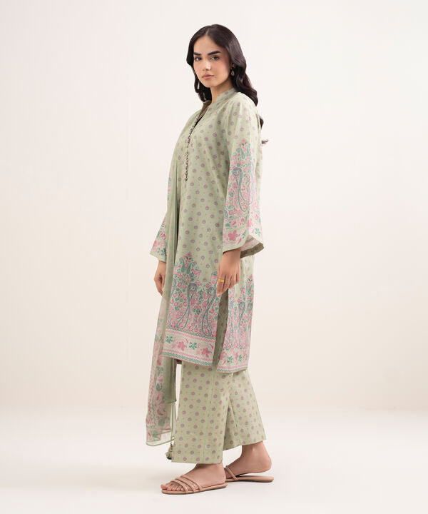 3 Piece - Printed Lawn Suit