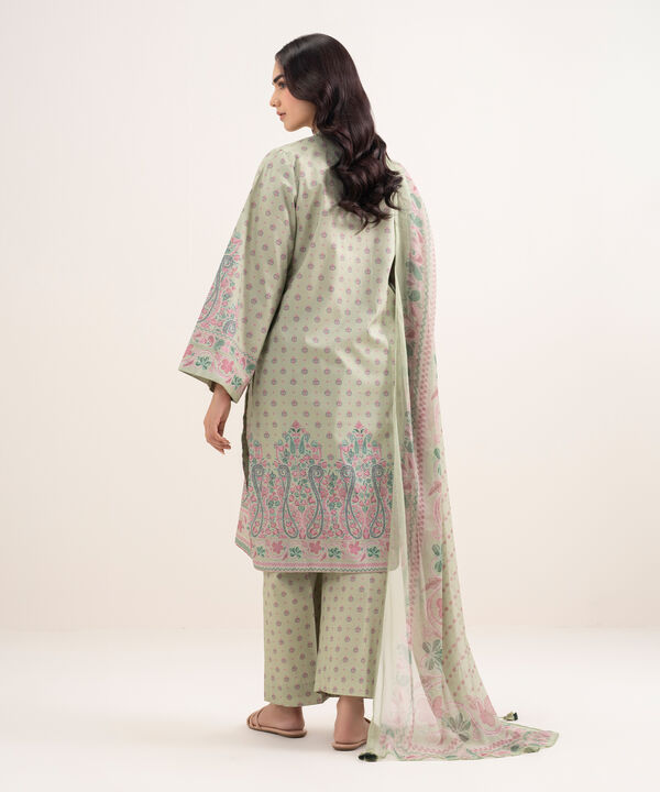 3 Piece - Printed Lawn Suit