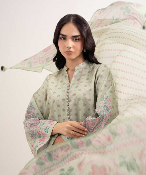 3 Piece - Printed Lawn Suit