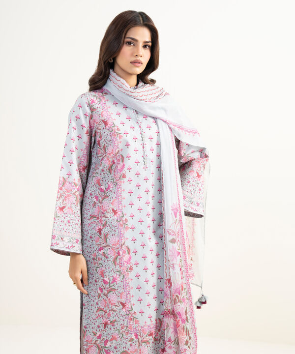 3 Piece - Printed Lawn Suit