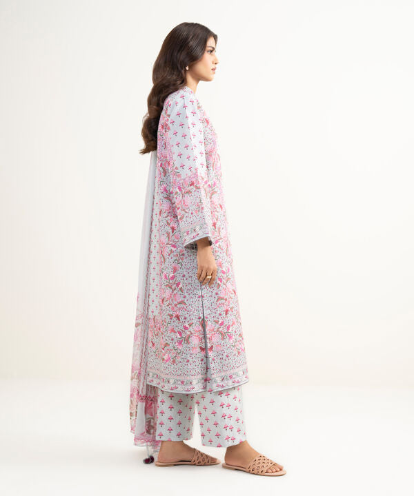 3 Piece - Printed Lawn Suit