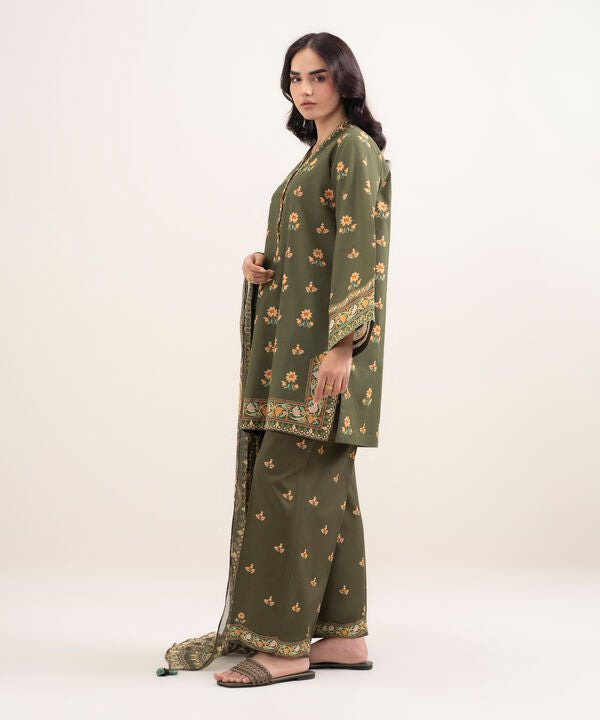 3 Piece - Printed Lawn Suit