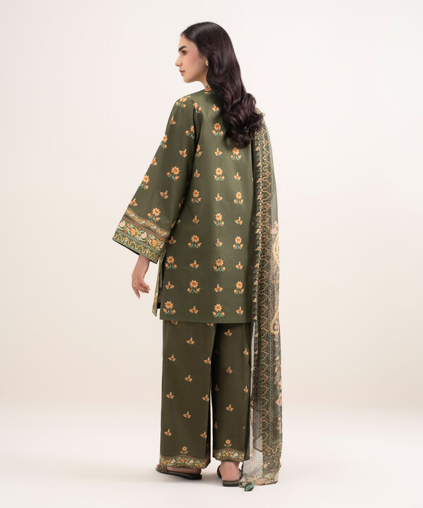 3 Piece - Printed Lawn Suit