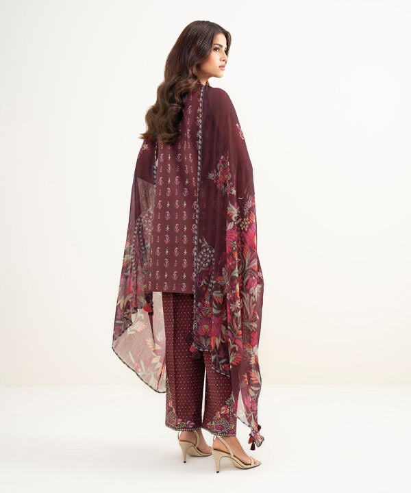 3 Piece - Printed Lawn Suit