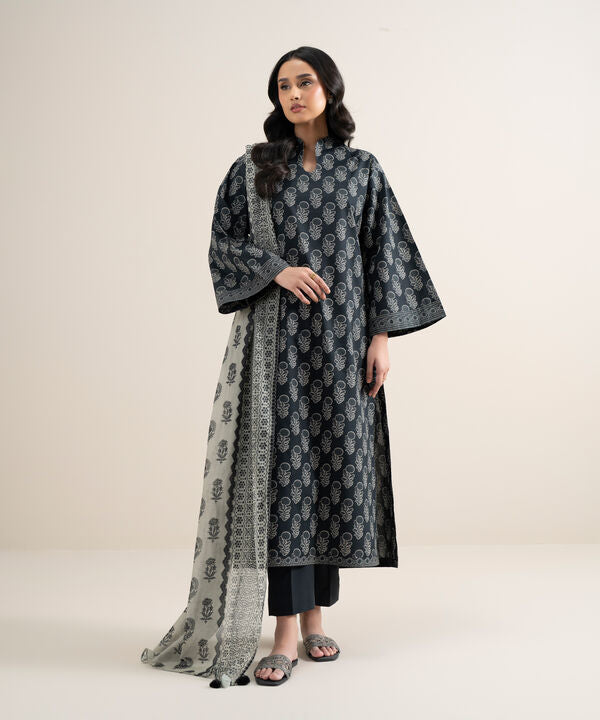 3 Piece - Printed Lawn Suit