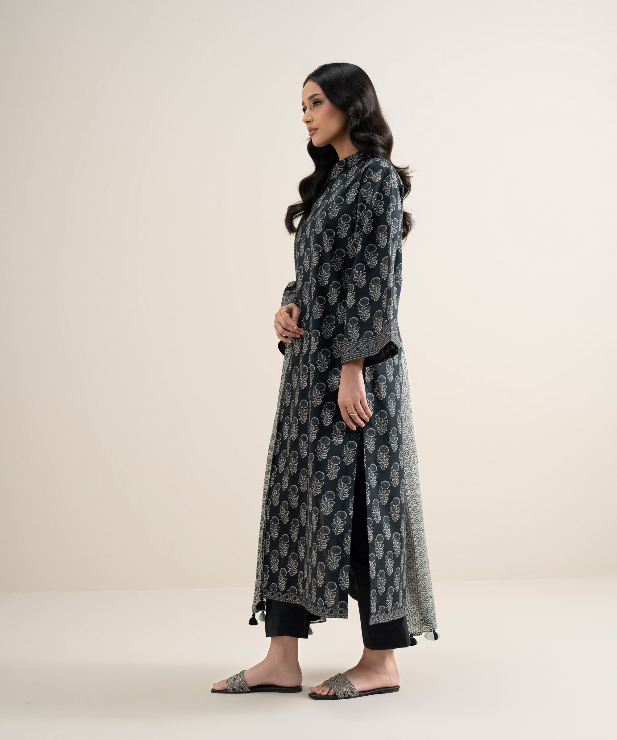 3 Piece - Printed Lawn Suit