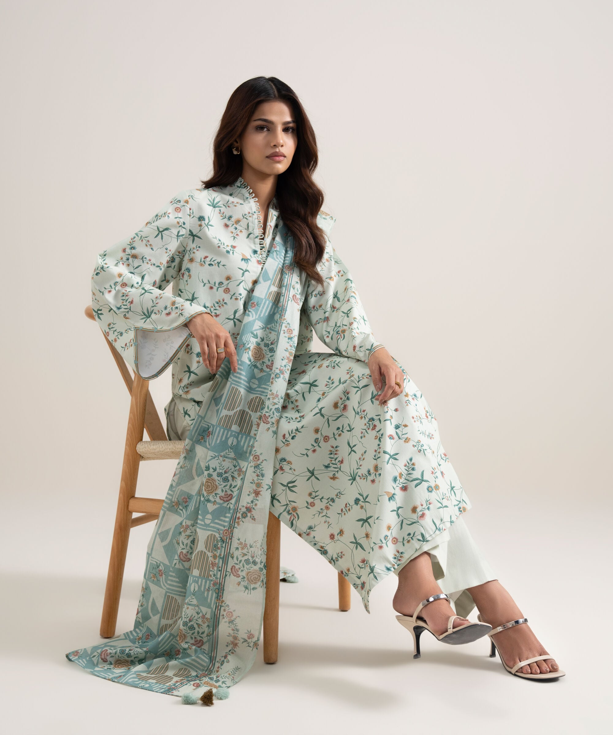 3 Piece - Printed Lawn Suit