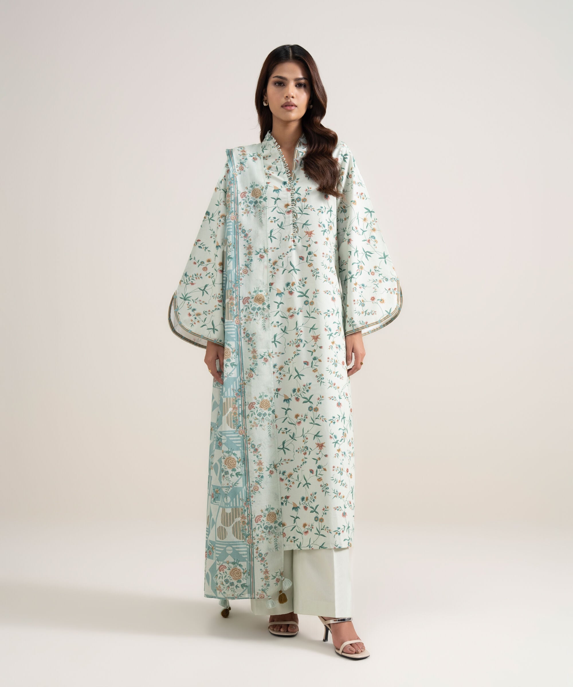 3 Piece - Printed Lawn Suit