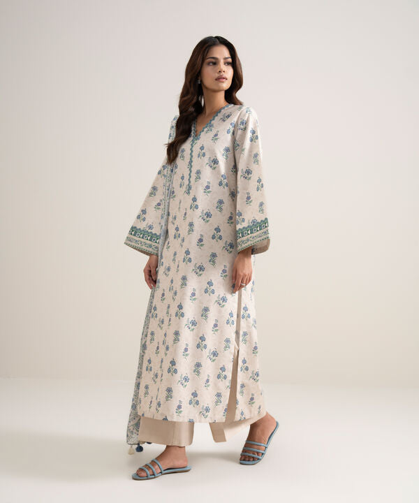 3 Piece - Printed Lawn Suit